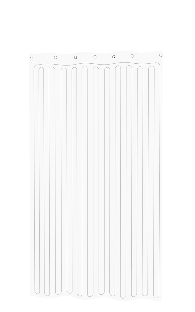 Heating show curtain_heating cable layer